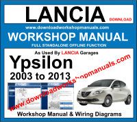 Lancia Ypsilon workshop repair manual download